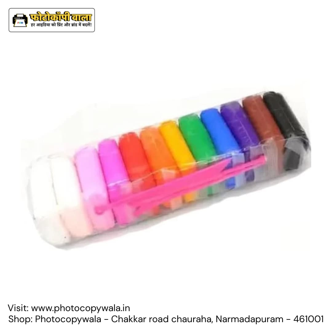 Modeling Clay 12 Colors at Kashvi Collection