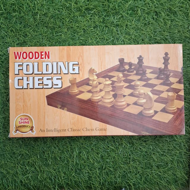 Sun Shine Wooden Folding Chess at Kashvi Collection Narmadapuram